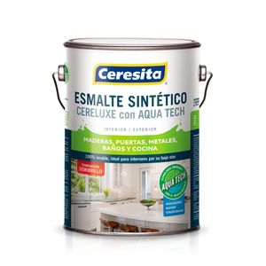 Esmalte Sintético Cereluxe Aquatech Sb Bl Marfil Gl Ceresita